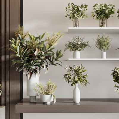 现代花瓶花艺组合