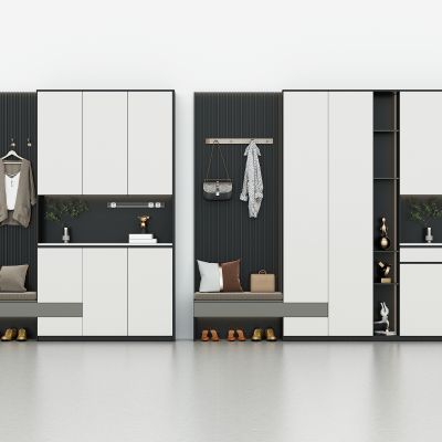 现代轻奢进门玄关过道多功能鞋柜，装饰柜，储物柜，展示柜