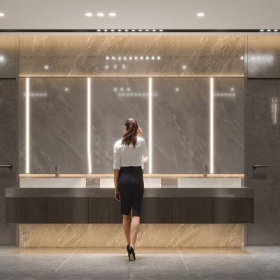 现代公共卫生间