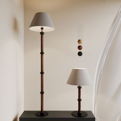 侘寂，台灯，落地灯