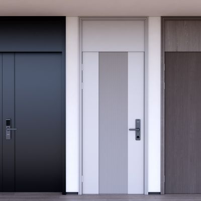 现代风格入户门 单扇门 房间门