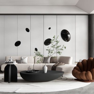 侘寂风格家居客厅设计