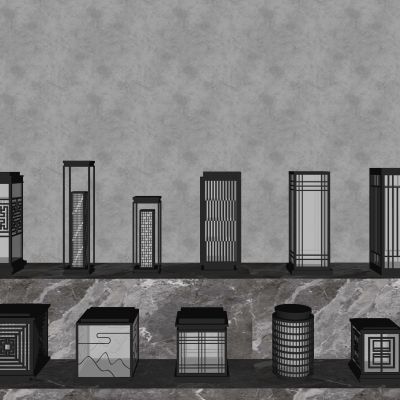 新中式景观灯 现代户外灯 草坪灯 草地路灯 花园室外 庭院灯 创意景观灯