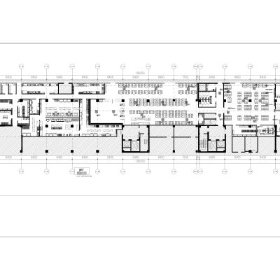 工装餐饮餐厅空调系统图，CAD施工图