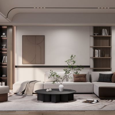 侘寂风格家具客厅