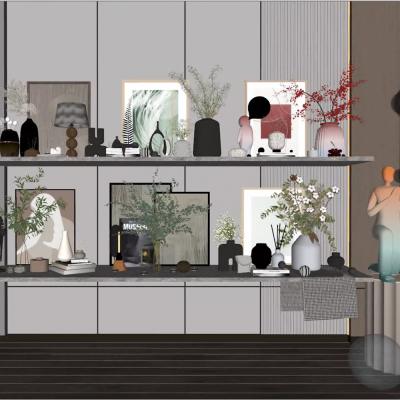 现代装饰摆件组合