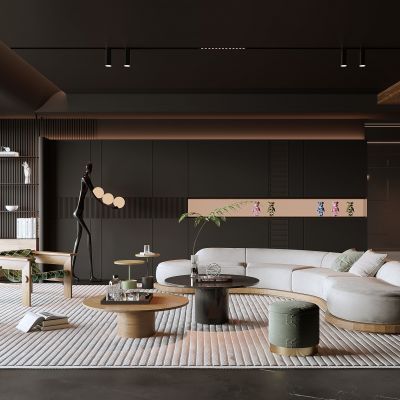 暗黑风客厅