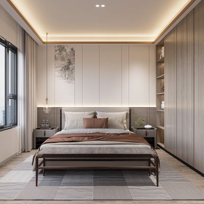 新中式卧室