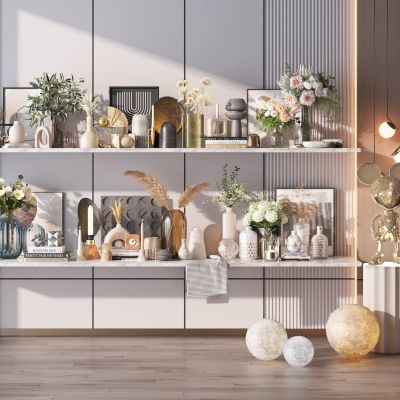 现代装饰摆件组合