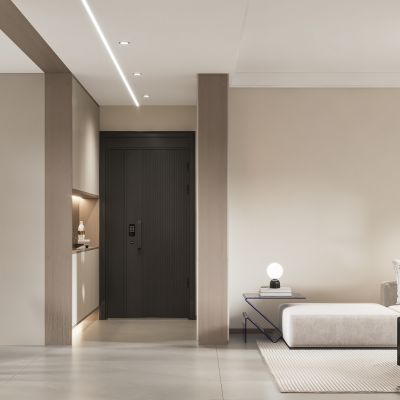 现代原木客餐厅