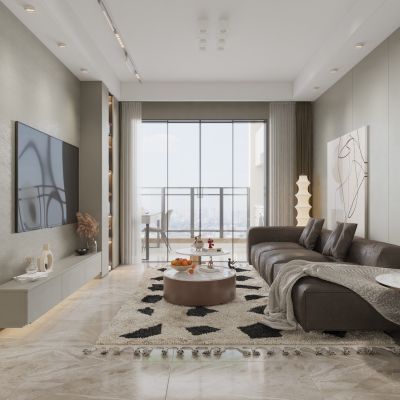 现代简约客餐厅