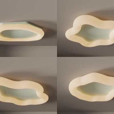 现代简约灯  奶油风吊灯 客厅灯 卧室灯 北欧书房灯组合