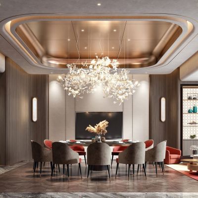 新中式餐厅包厢