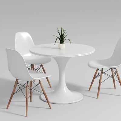 北欧洽谈桌椅组合