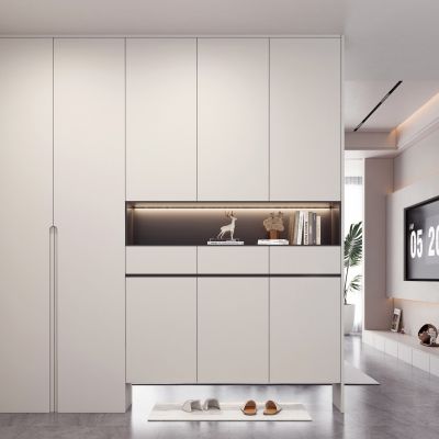 现代玄关隔断 鞋柜