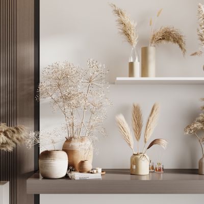 现代花瓶花艺组合 花瓶植物 花瓶花卉