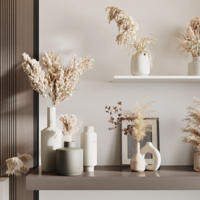 现代花瓶花艺组合 花瓶植物 花瓶花卉