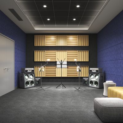 现代录音棚