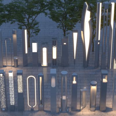 现代景观灯 庭院灯 路灯3D模型