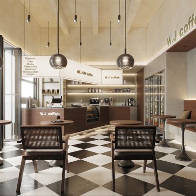 现代咖啡店