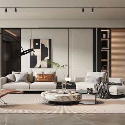 现代简约家居客厅