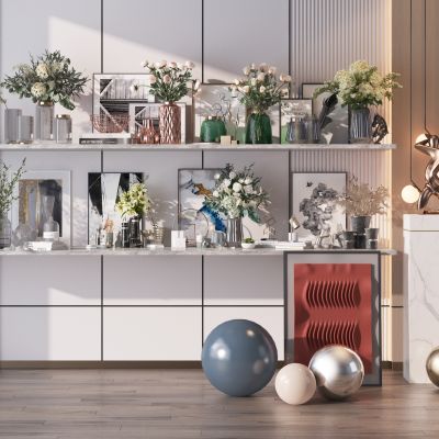 现代装饰摆件组合