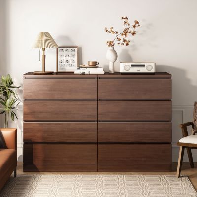 现代胡桃木斗柜