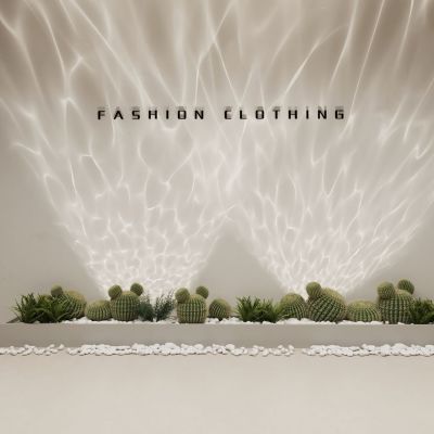 现代水波纹墙洗灯