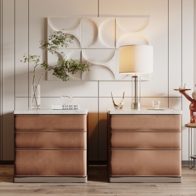 现代床头柜
