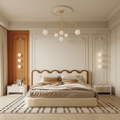 法式奶油风卧室