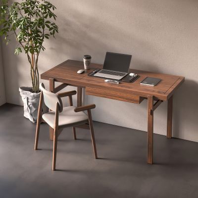 侘寂书桌椅组合