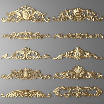 墙体门窗结构,雕花石膏