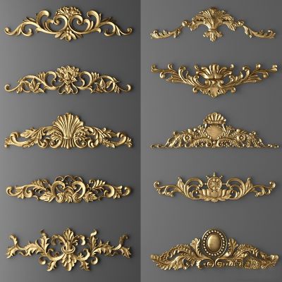 墙体门窗结构,雕花石膏