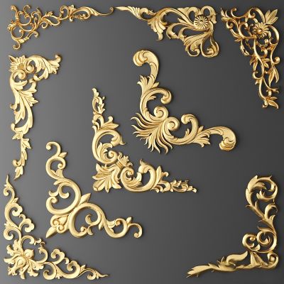 墙体门窗结构,雕花石膏