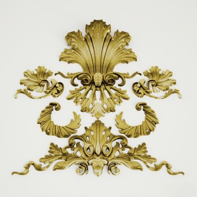 墙体门窗结构,雕花石膏