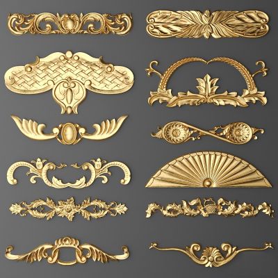 墙体门窗结构,雕花石膏