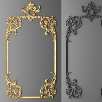 墙体门窗结构,雕花石膏