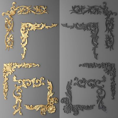 墙体门窗结构,雕花石膏