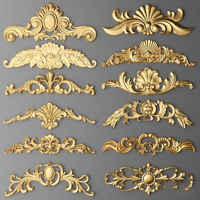 墙体门窗结构,雕花石膏