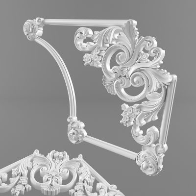 墙体门窗结构,雕花石膏