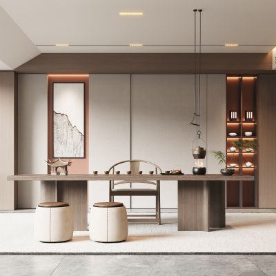 新中式茶室书房