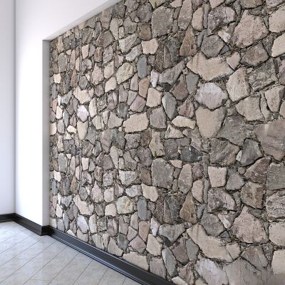 墙体门窗结构,地板及墙面石材背景