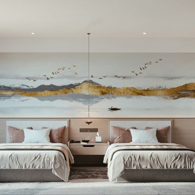 新中式酒店客房