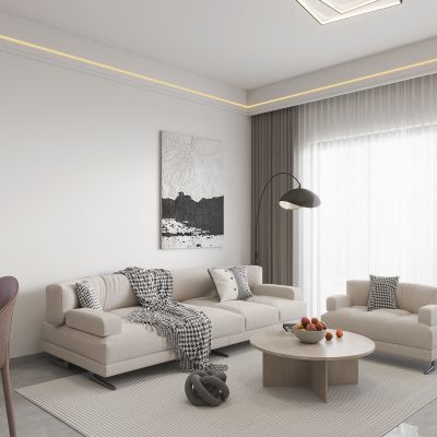 现代简约客餐厅