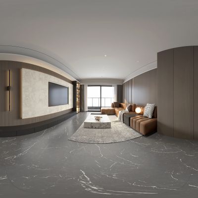 现代简约客餐厅全景