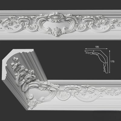 墙体门窗结构,雕花石膏