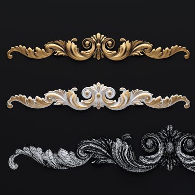 墙体门窗结构,雕花石膏