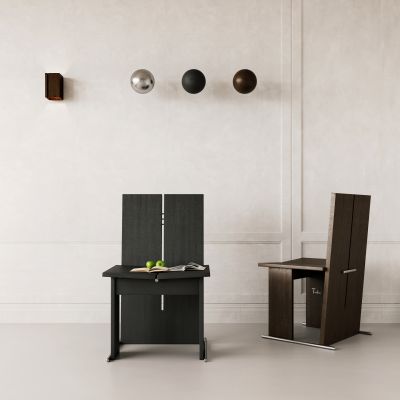 侘寂，餐椅，单椅，休闲椅，原木