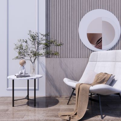 布艺休闲椅SU模型下载