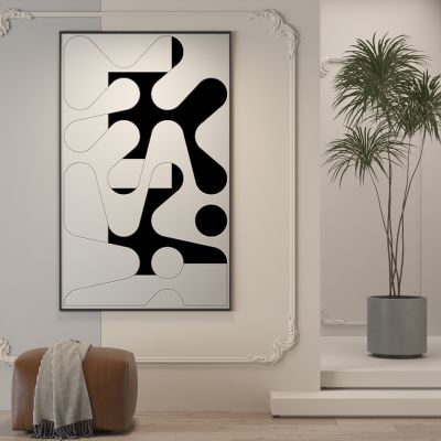 现代装饰画 绿植